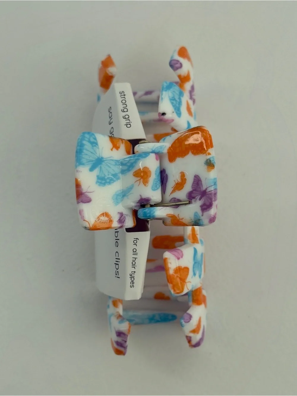 TELETIES Fluttering By Medium Hair Clip with Bonus Scrunchie. NEW!